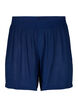 High-waist viscose shorts, Medieval Blue, Packshot image number 0