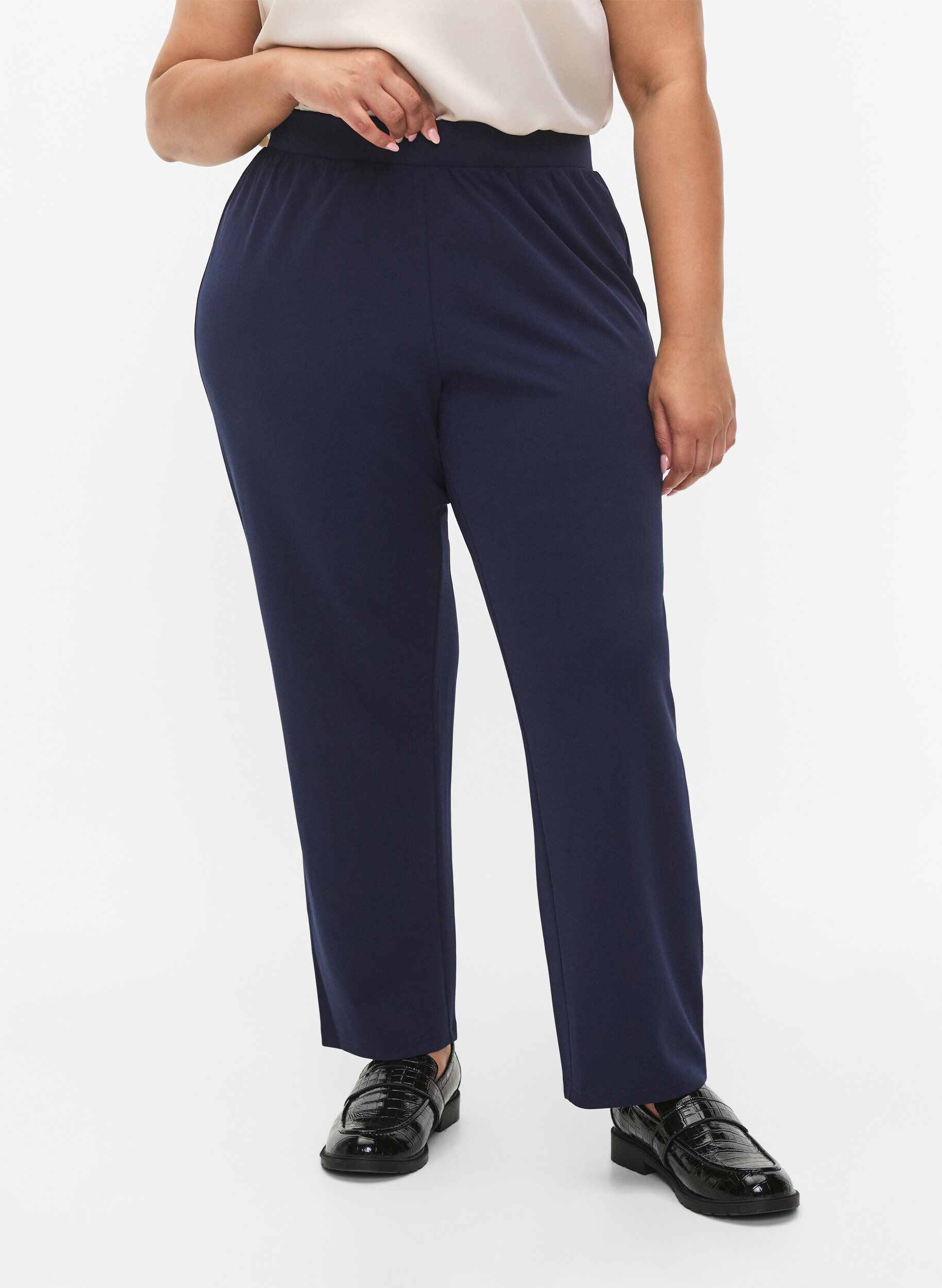 Zizzifashion FLASH - Trousers with straight fit, Blue, Model image number 2