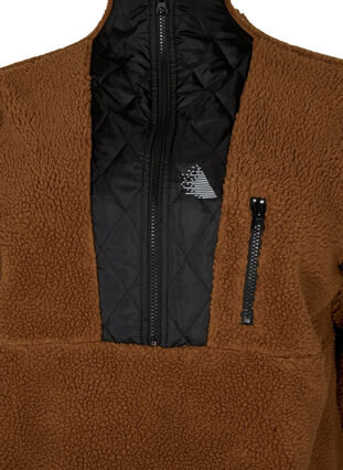 Teddy anorak with a high neck and zip, Partridge ASS, Packshot image number 2