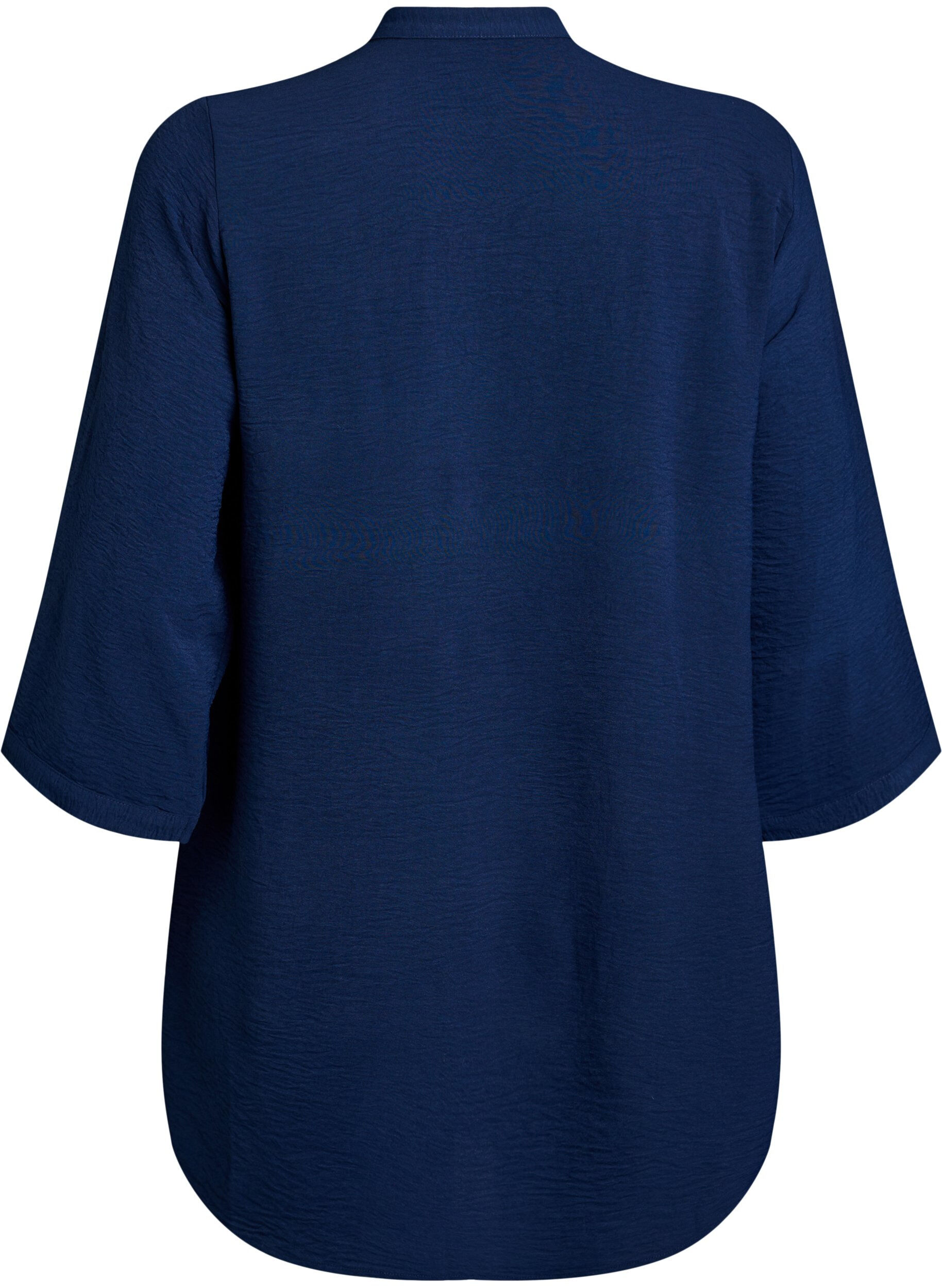 ZizzifashionTunic with 3/4 sleeves, Blue, Packshot image number 1