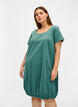 Short-sleeved cotton dress, Green, Model image number 0