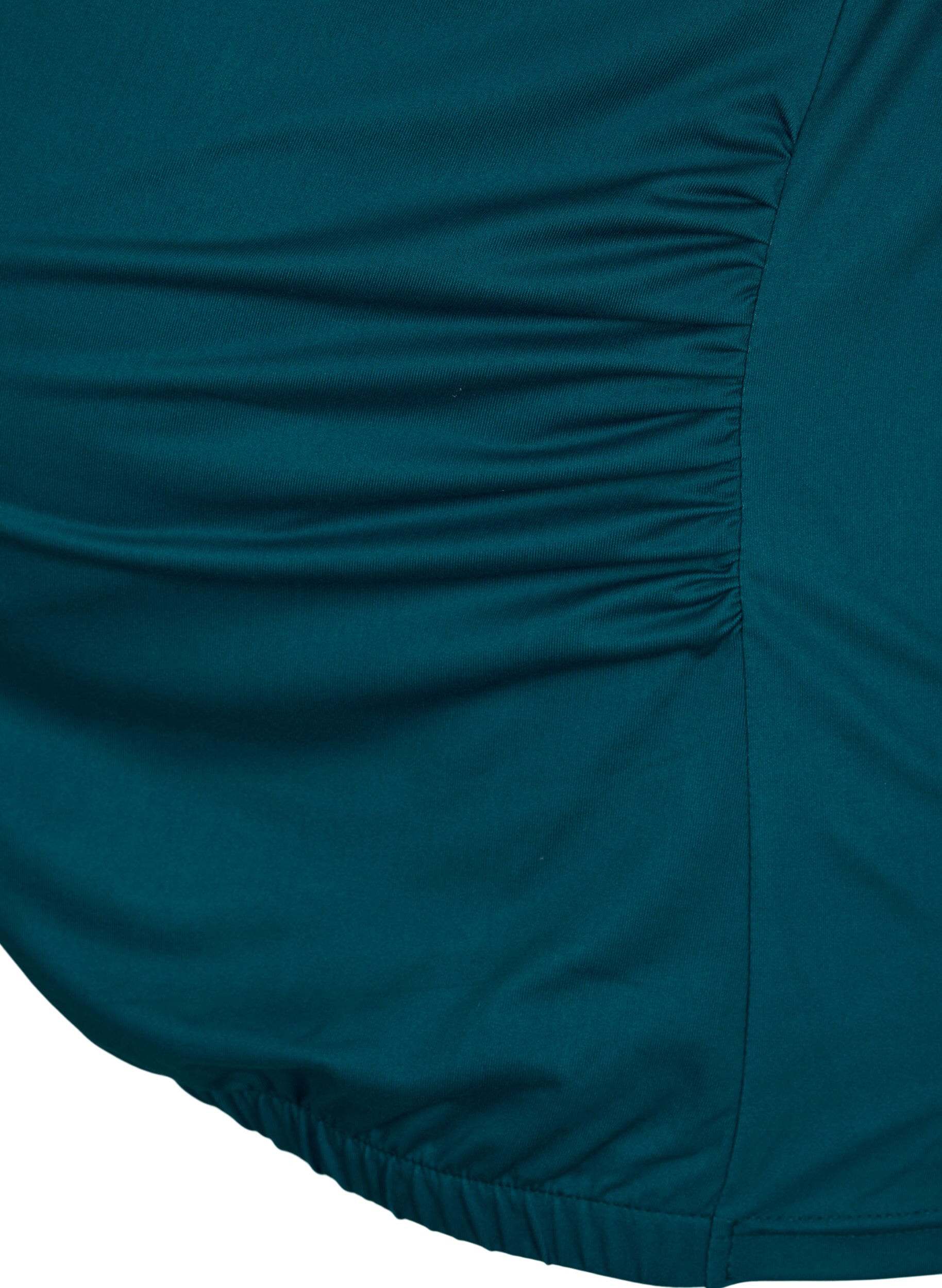 Zizzifashion Maternity gym t-shirt, Deep Teal, Packshot image number 3