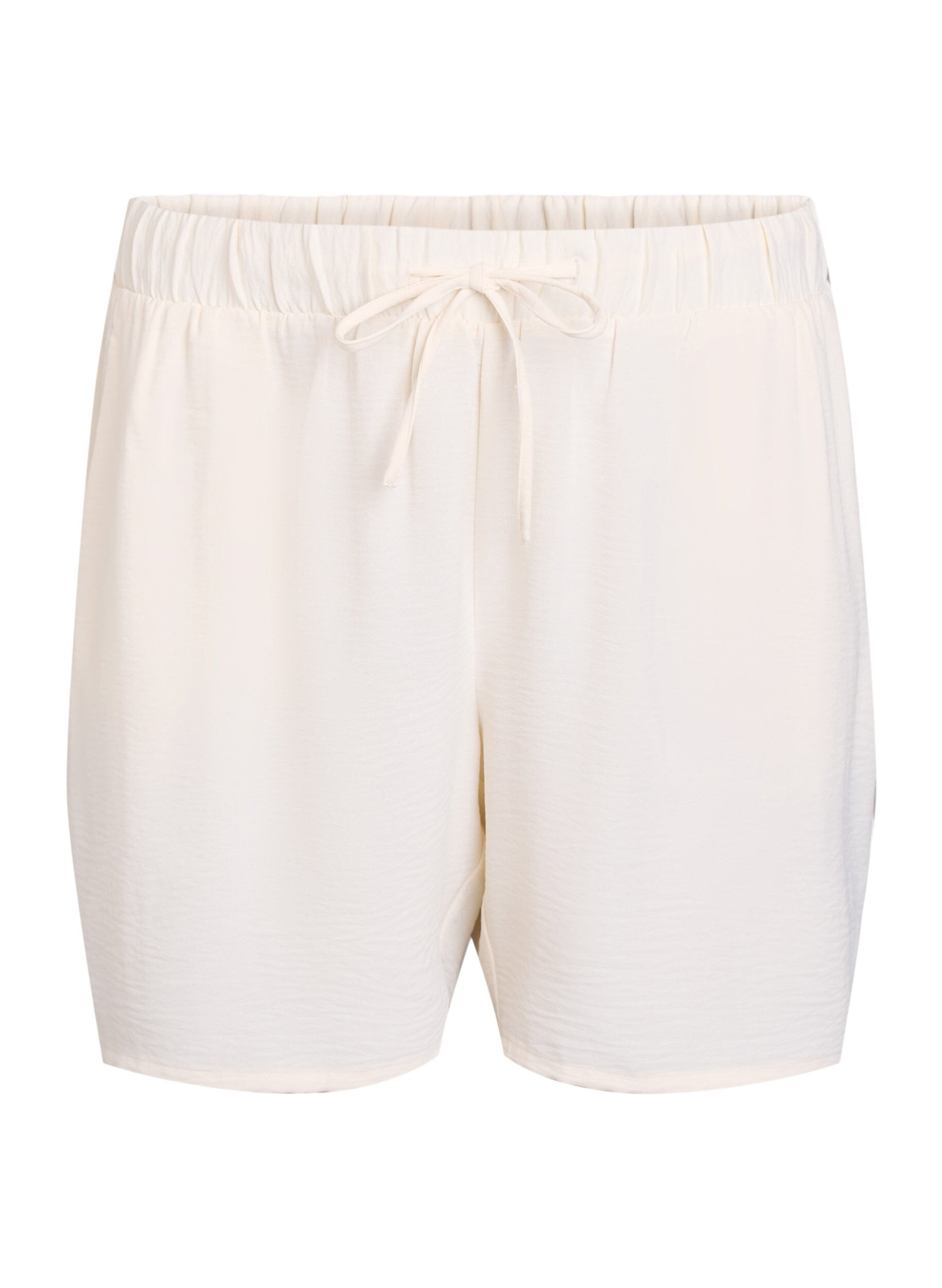 Zizzifashion Shorts with pockets and elastic waistband, Vanilla, Packshot image number 0