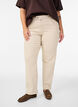 Gemma high-waisted jeans, Beige, Model image number 2