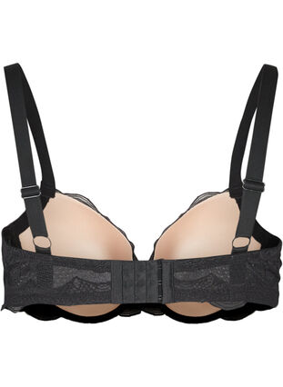 Lace Alma bra with underwiring, Nude, Packshot image number 1