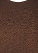Blouse with glitter pattern, Copper ZigzagShimmer, Packshot image number 2