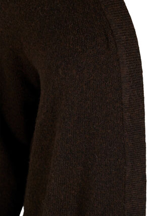 Marled knit cardigan with pockets, Coffee Bean Mel., Packshot image number 2