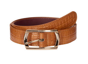 Belt with pattern and buckle, Miele Import, Packshot image number 0