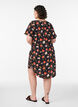 Dress with print and short sleeves, Black, Model image number 2