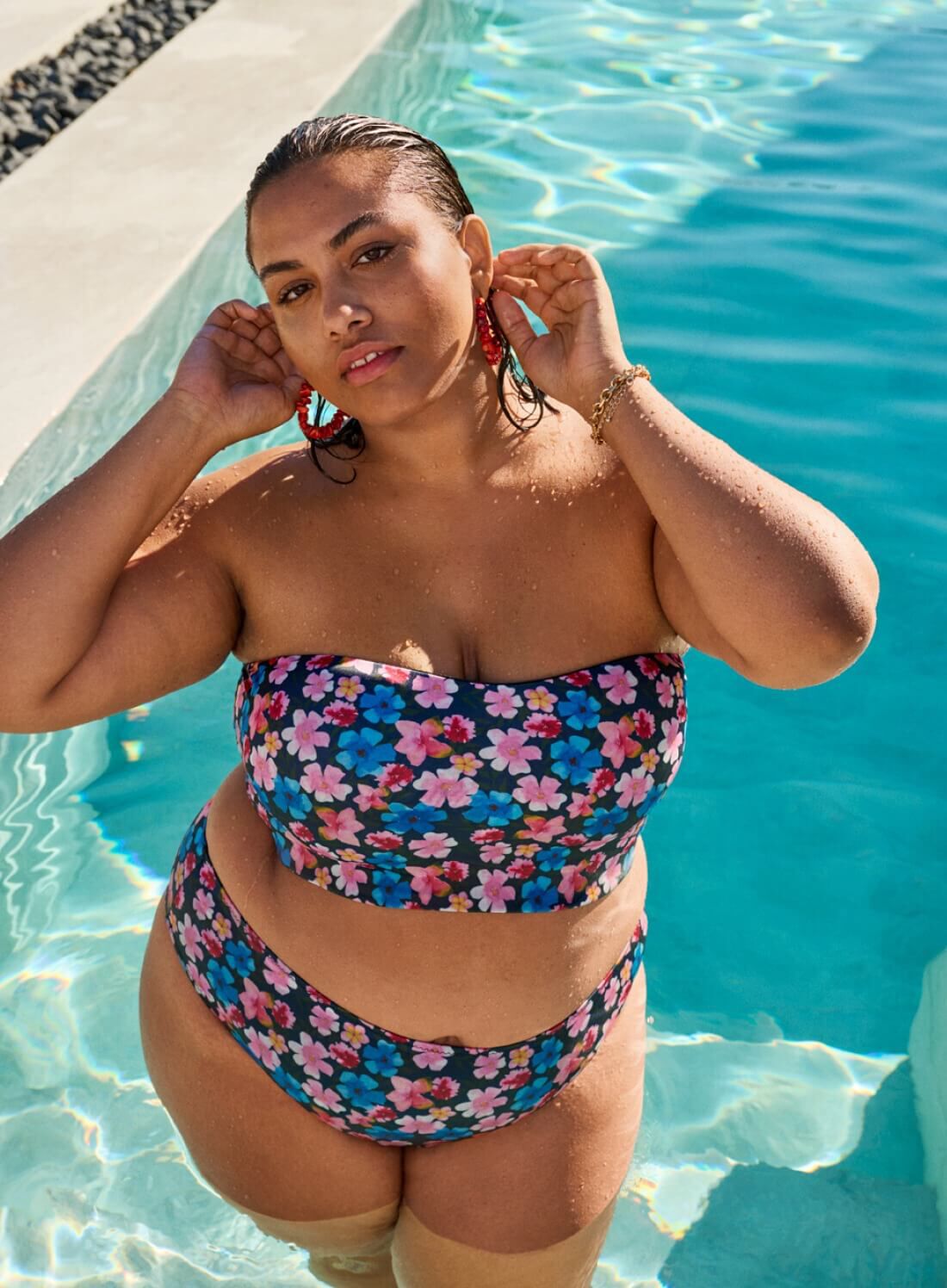 Zizzifashion Bandeau top, , Model