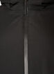 Winter jacket with hood and adjustable waist, Black, Packshot image number 2