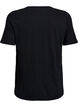 FLASH - T-shirt with motif, Black, Packshot image number 1