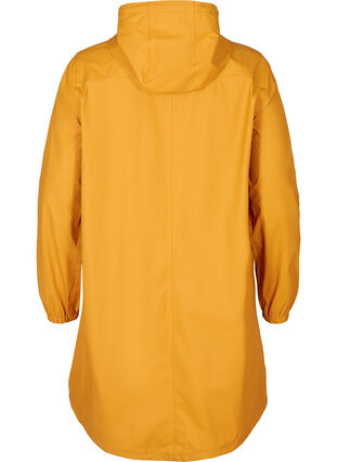 Hooded raincoat with taped seams, Spruce Yellow, Packshot image number 1