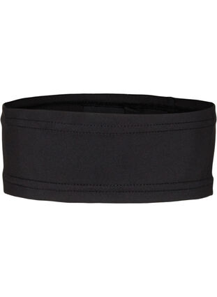 Plain sports sweatband, Black, Packshot image number 0