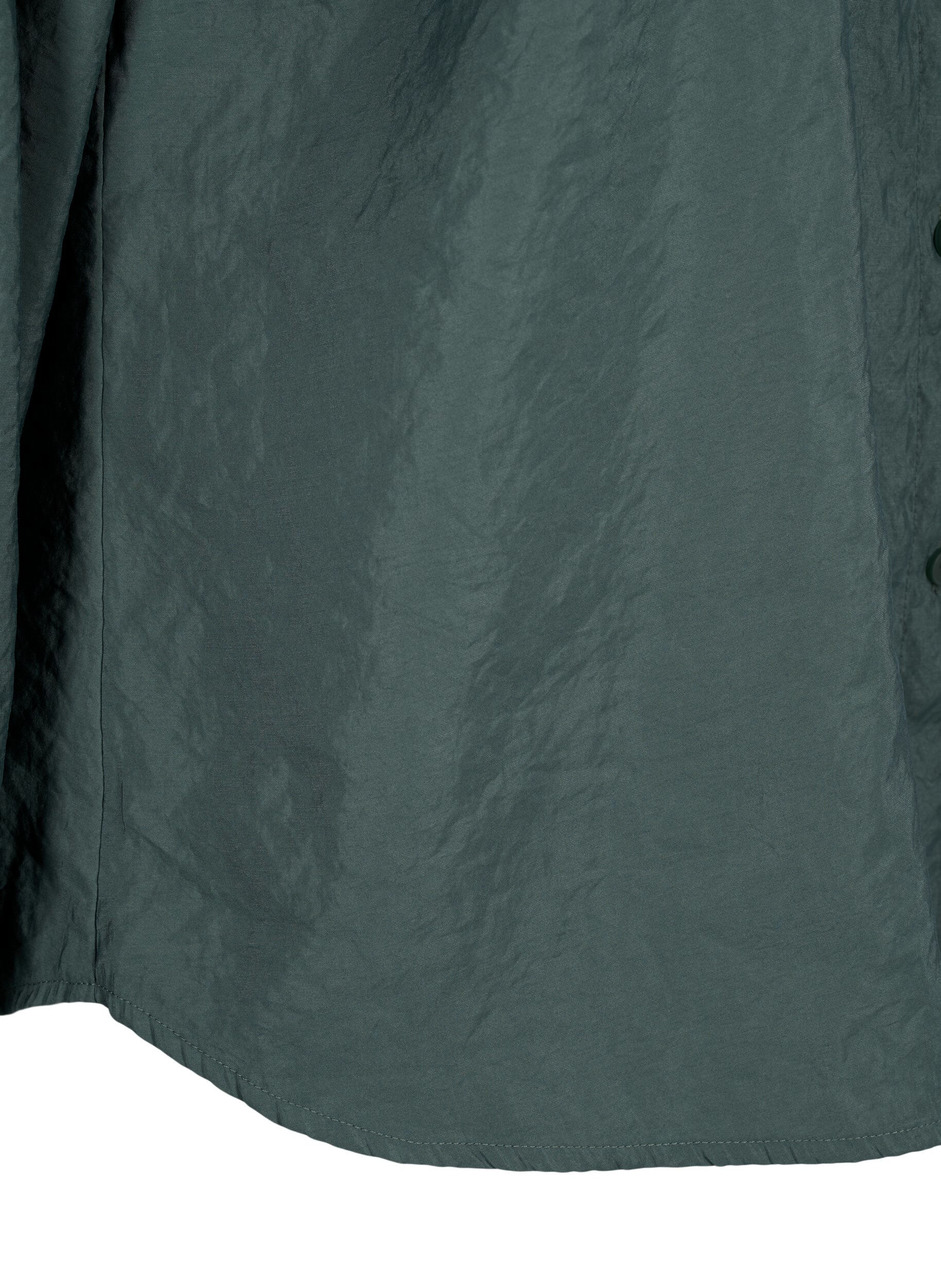 Zizzifashion Long-sleeved shirt in TENCEL&trade; Modal, Dark Forest, Packshot image number 3