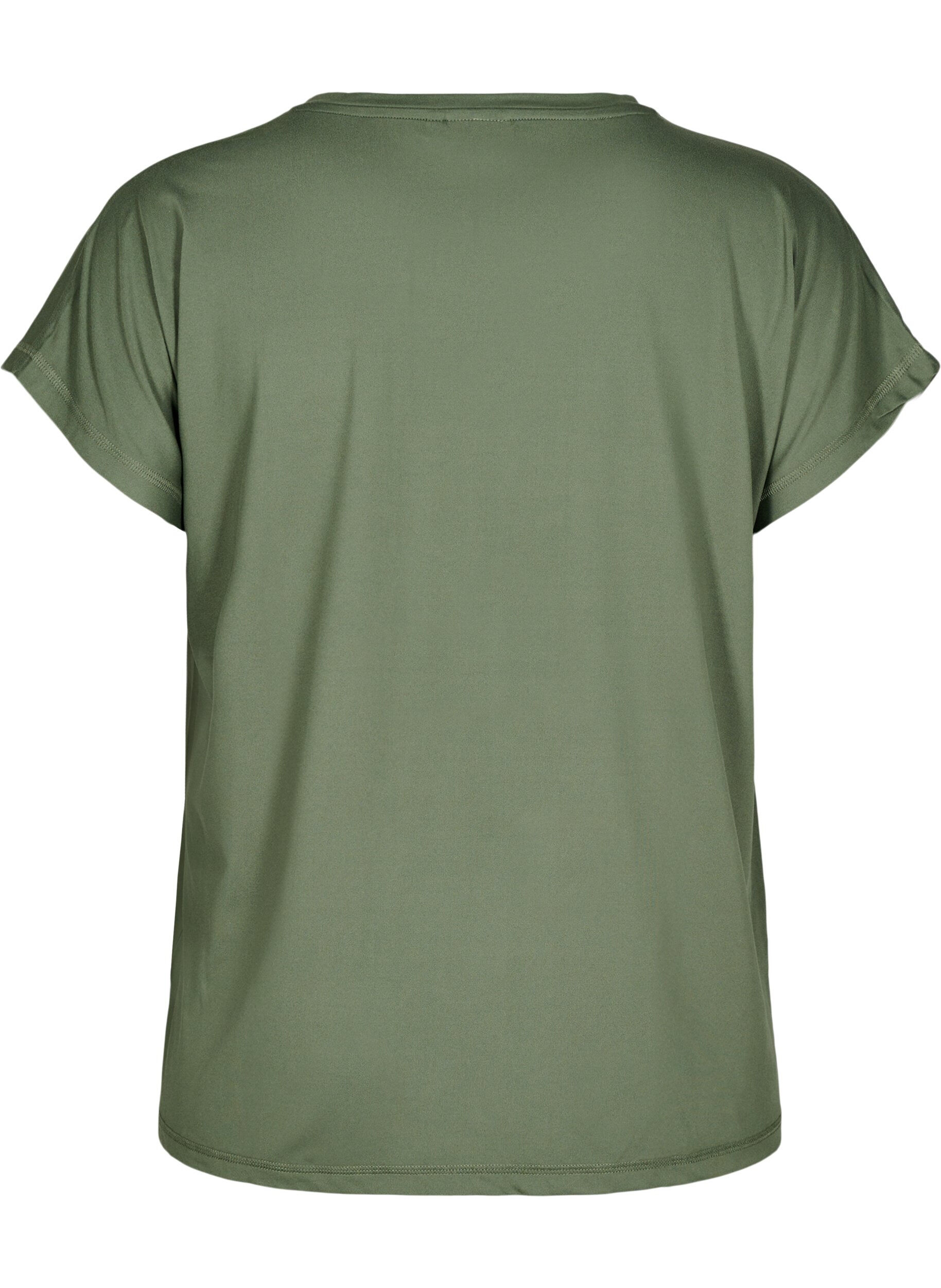 Zizzifashion Solid-coloured workout T-shirt, Green, Packshot image number 1
