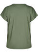 Solid-coloured workout T-shirt, Green, Packshot image number 1