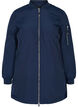 Long bomber jacket with pockets, Navy Blazer, Packshot image number 0