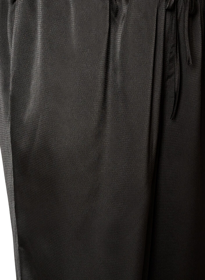 Satin-look balloon trousers, Black, Packshot image number 2