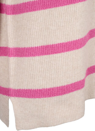 Rib-knit sweater with stripes, P.Stone/Rasp.R.Mel., Packshot image number 3