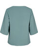 Blouse with 3/4 sleeves, Green, Packshot image number 1