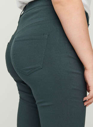 Slim fit trousers with pockets, Dark Slate, Model image number 1