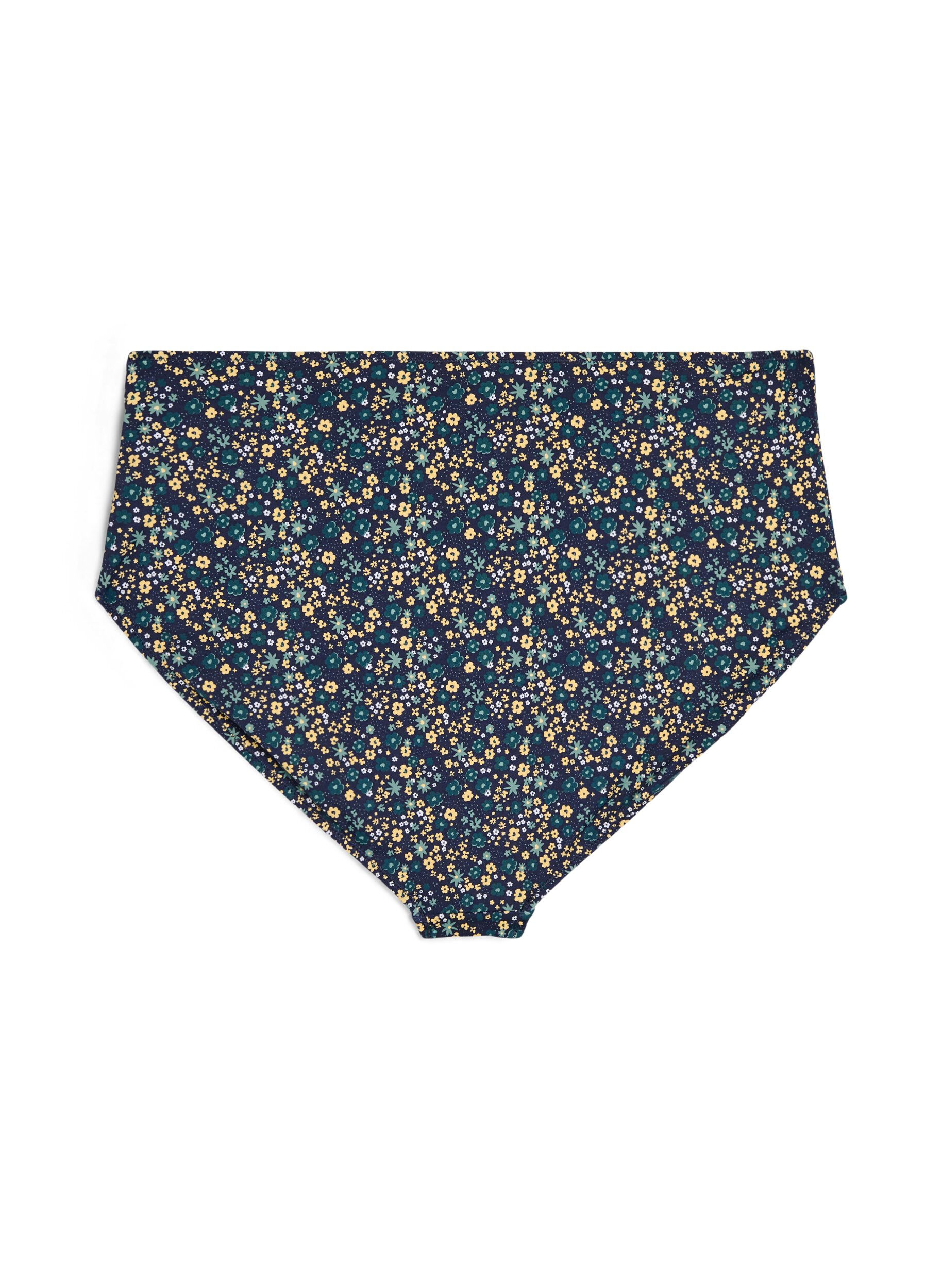 ZizzifashionBikini briefs with print and high waist, Green, Packshot image number 1
