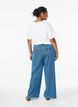 Loose-fit jeans with an elasticated waistband and a drawstring, Blue, Model image number 1