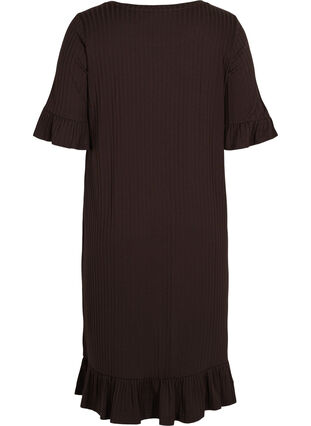 2/4 sleeve ruffle midi dress, Molé, Packshot image number 1