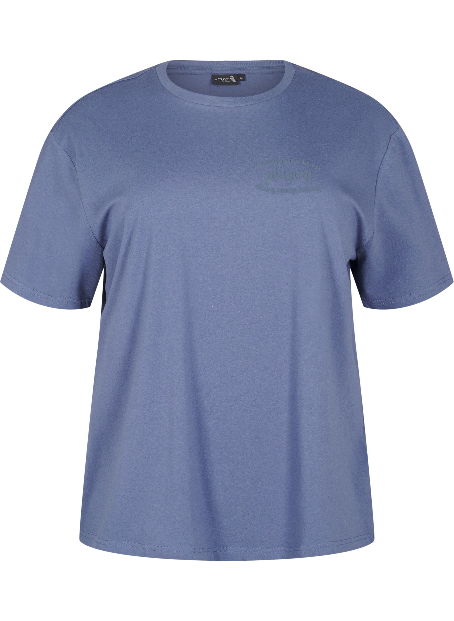 Zizzifashion Sporty t-shirt in organic cotton, , Packshot image number 0
