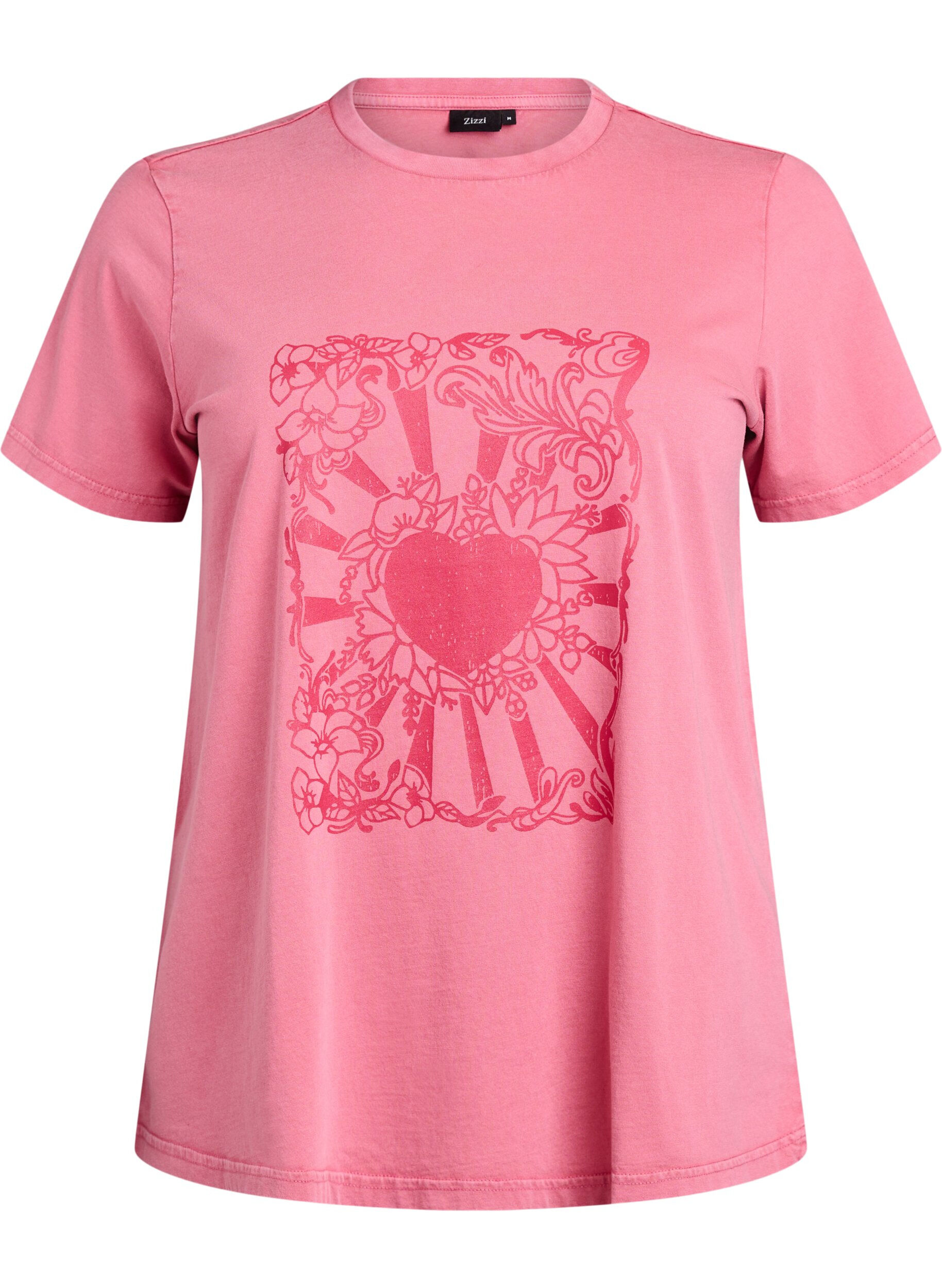 T-shirt in organic cotton with a cool print