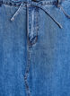 Denim maxi skirt with tie belt, Blue Denim, Packshot image number 2