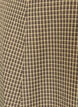 Skirt with a mini-check pattern and rhinestones, Brown, Packshot image number 2