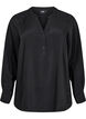 FLASH - Shirt blouse with long sleeves, Black, Packshot image number 0