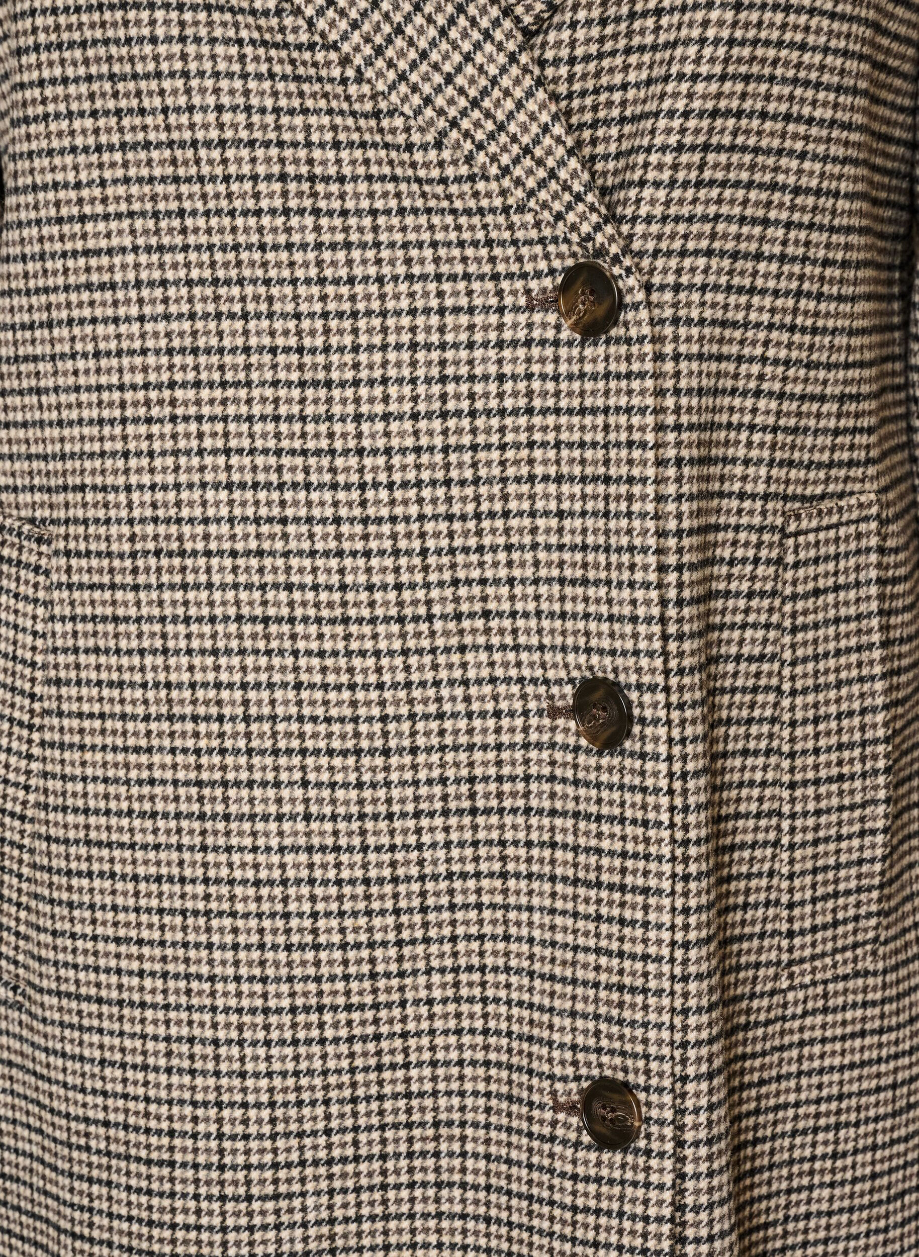 ZizzifashionMid-length checked coat, Brown, Packshot image number 2