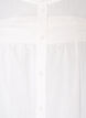 Sleeveless A-line cotton shirt blouse, White, Packshot image number 2