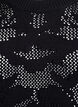 Knit blouse with an openwork pattern and 3/4 sleeves, Black, Packshot image number 2