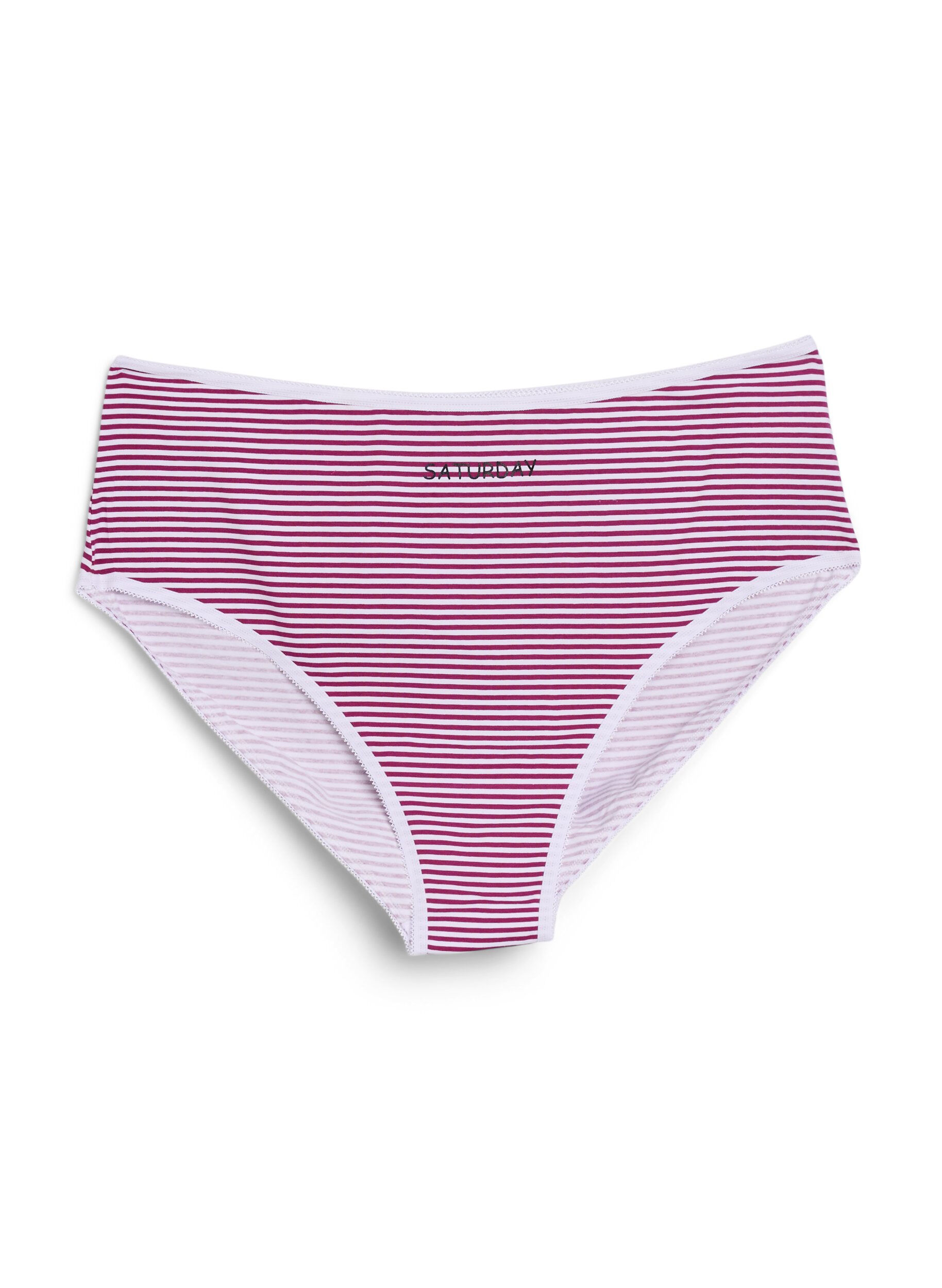 Zizzifashion7-pack of panties with a regular waist, Blue, Packshot image number 2