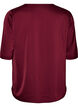 Satin blouse with elbow-length sleeves, Red, Packshot image number 1