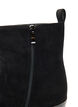 Long suede-look boot with a detachable shaft, Black, Packshot image number 5