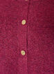 Cardigan in soft knit with gold-coloured buttons, Red, Packshot image number 2