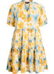 Short A-line dress, Yellow, Packshot image number 0