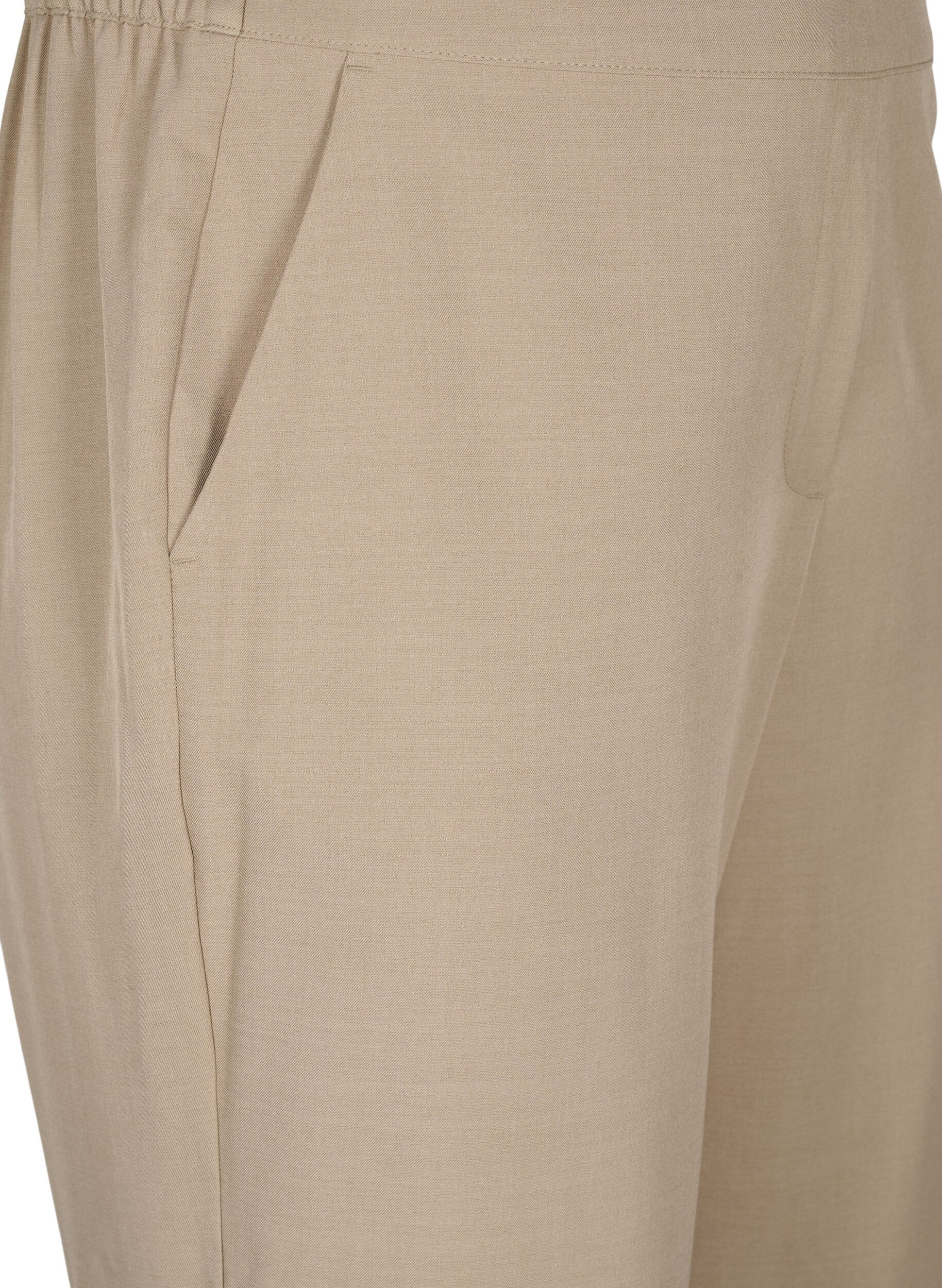 Zizzifashion FLASH - Loose trousers with pockets, Weathered Teak Mel, Packshot image number 2