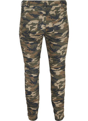 Printed Amy jeans, Camouflage, Packshot image number 1
