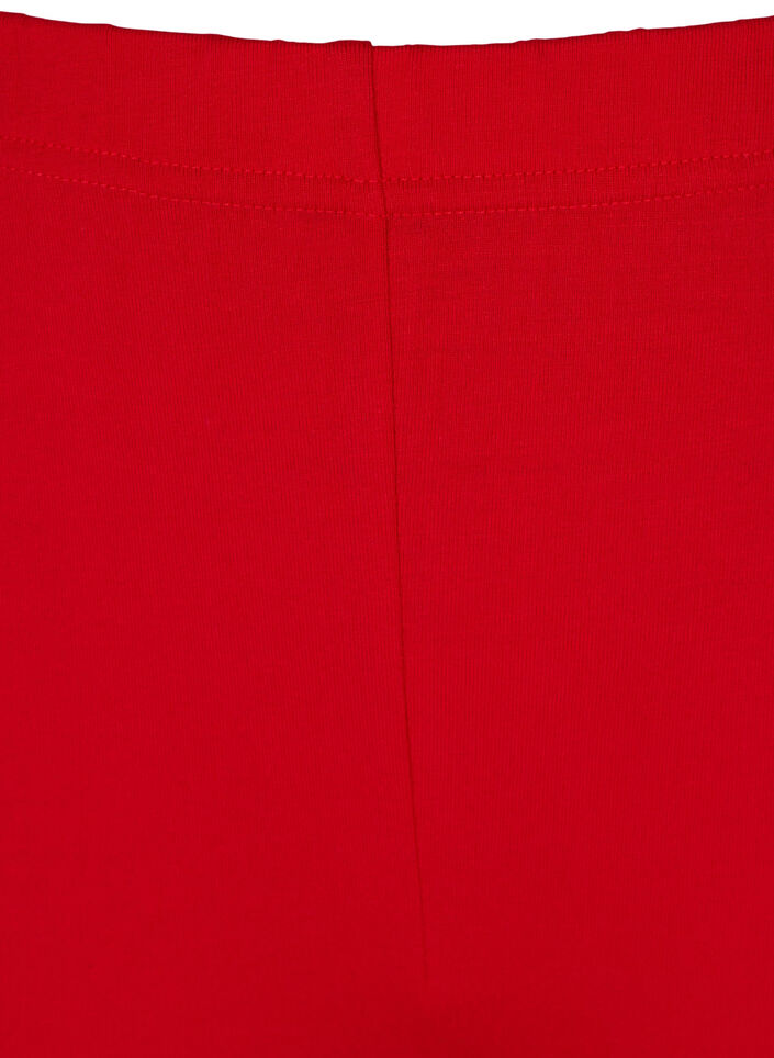 3/4 length basic leggings, Tango Red, Packshot image number 2