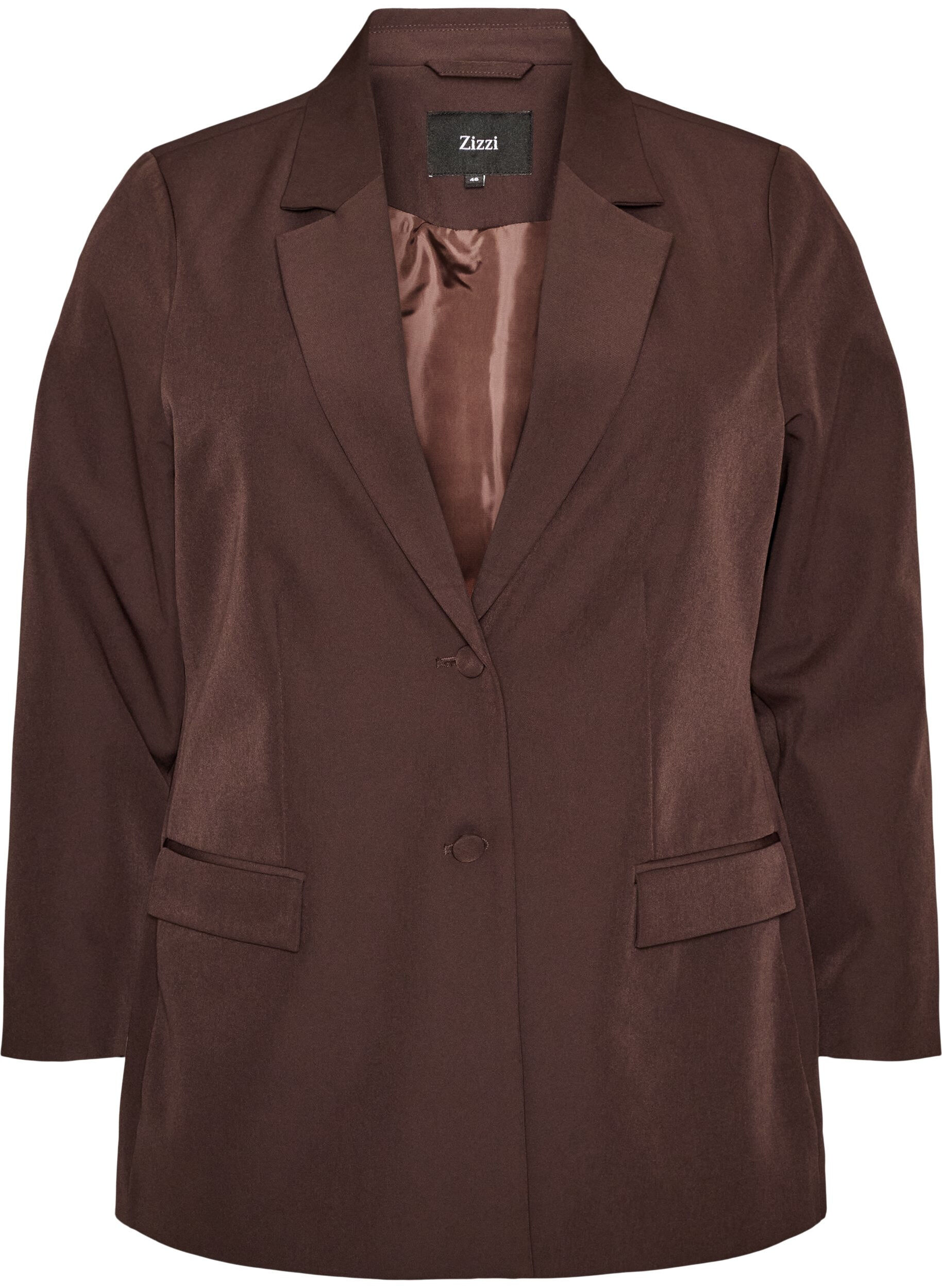 Classic blazer with button fastening