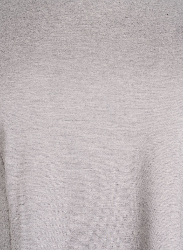 Short A-line jersey dress, Grey, Packshot image number 2