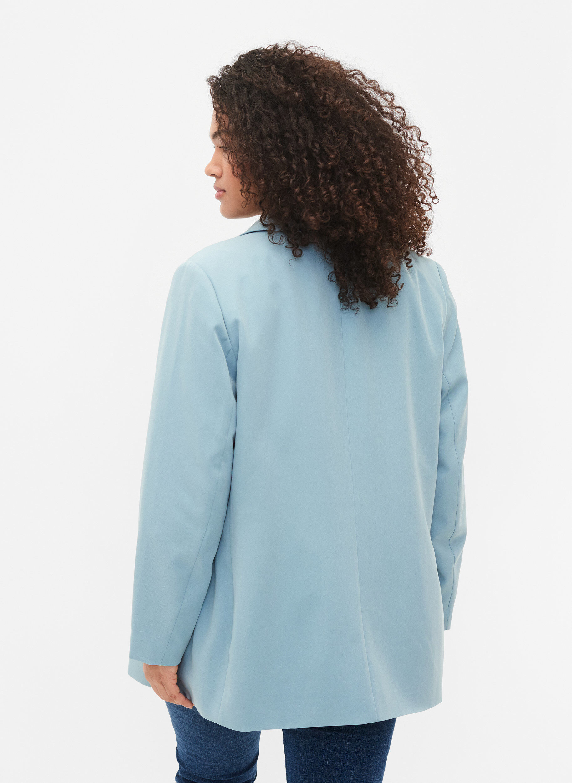 Zizzifashion Classic blazer with button closure, Citadel, Model image number 1