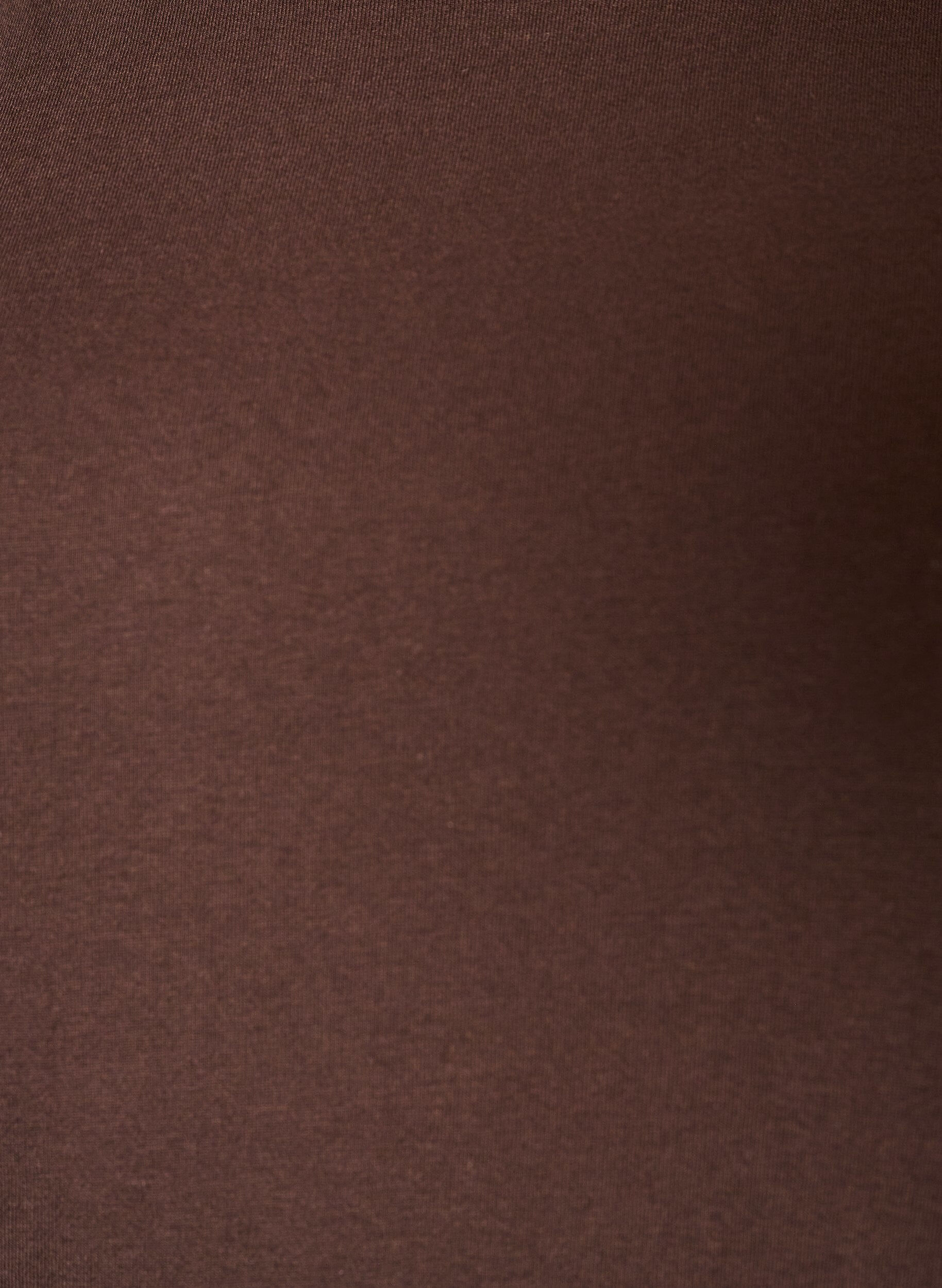 ZizzifashionShort sleeved cotton blend t-shirt, Brown, Packshot image number 2