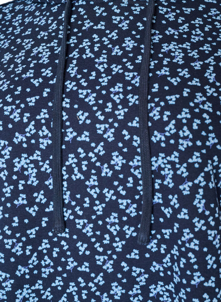 Hoodie with all-over print, Blue, Packshot image number 2
